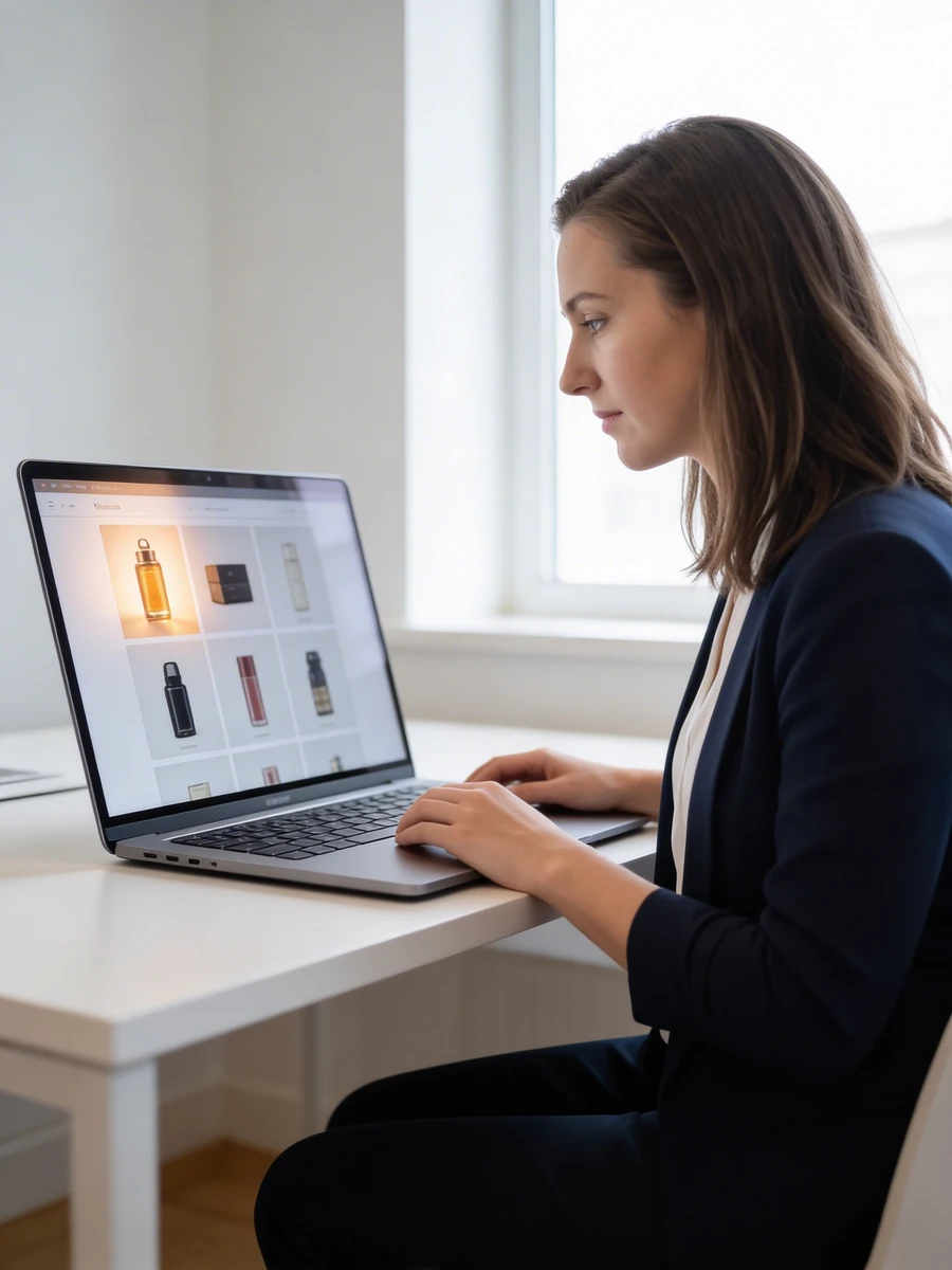 Webáruházi kategóriaoldal terméklista az első pozíció hatásával